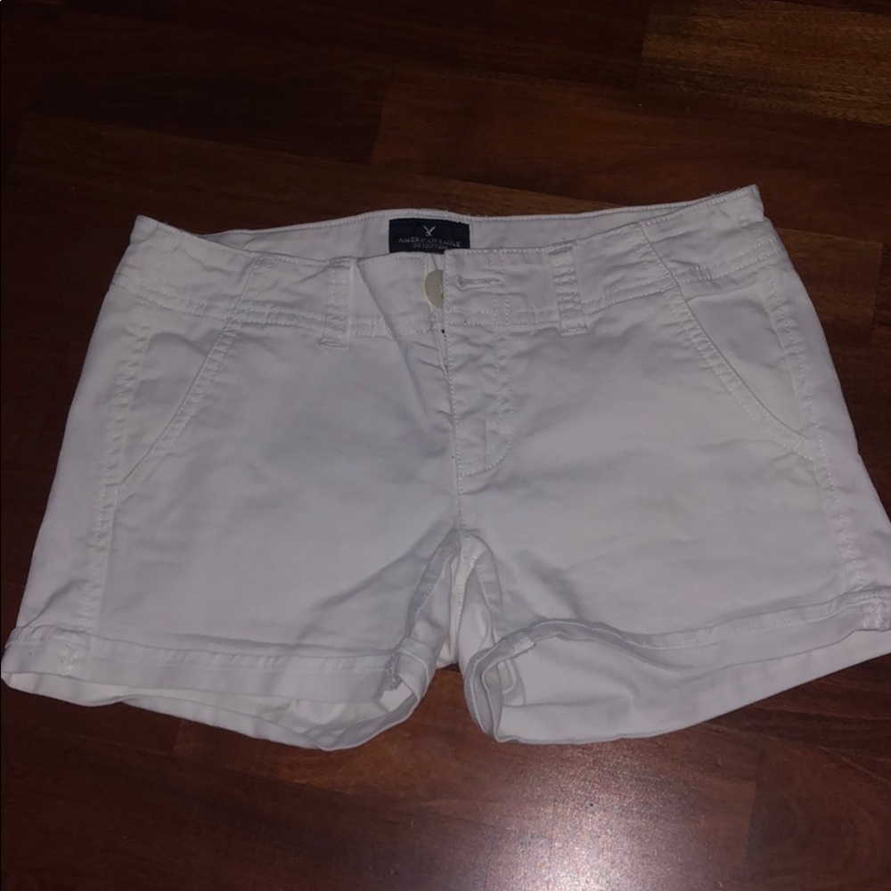 American Eagle White Shorts